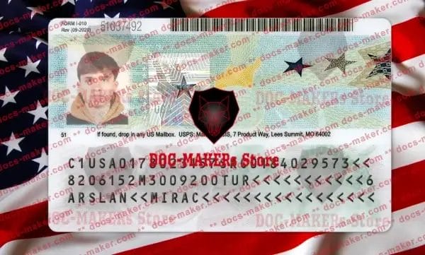 USA Green Card Residence Permit - V2